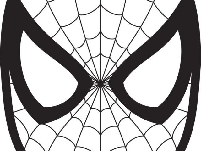 Spoderman Template Spiderman Face Logo Spiderman Mask Clipart 23425wall ...