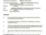 Spokesperson Contract Template 13 Sublease Agreement Templates Word Pdf Pages Free