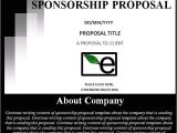 Sponsorship Proposal Template Free Download Sponsorship Proposal Template Best Word Templates