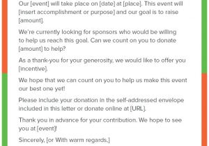 Sponsorship Request Email Template 9 Awesome and Effective Fundraising Letter Templates