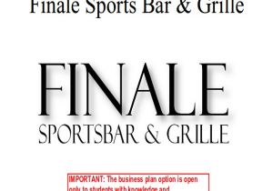 Sports Bar Business Plan Template Free 7 Sample Bar Business Plans Examples In Word Pdf