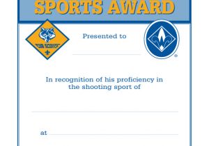 Sports Certificates Templates Free Download Shooting Sports Certificate Template Free Download