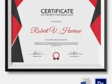 Sports Certificates Templates Free Download Sports Certificate Template 6 Word Psd format Download