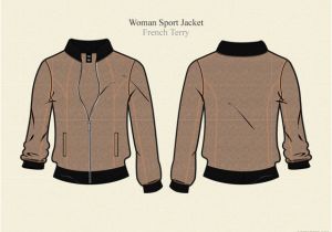 Sports Jacket Template Woman Sport Jacket Illustrations On Creative Market
