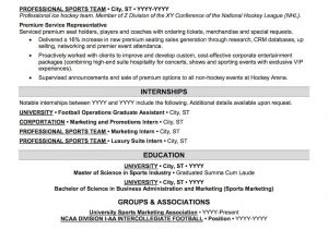 Sports Resume Template Sports and Coaching Resume Sample Professional Resume