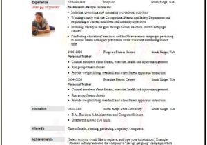 Sports Resume Template Sports Fitness Resume Occupational Examples Samples Free