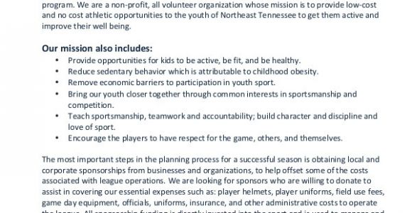 Sports Team Sponsorship Proposal Template 11 Sports Sponsorship Proposal Templates Free Sample