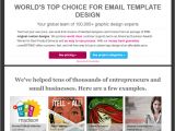 Spring Email Template Example Crowdspring Email Template Design Reviews Ratings Info