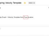 Spring Email Template Send Email Using Spring and Velocity Email Template Example