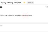 Spring Velocity Email Template Example Send Email Using Spring and Velocity Email Template Example