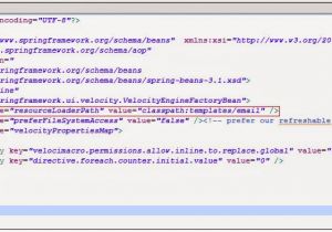 Spring Velocity Email Template Example Unit Testing the Velocity Templates In Spring