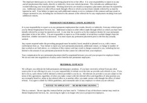 Staff Contract Template 32 Employment Agreement Templates Free Word Pdf format