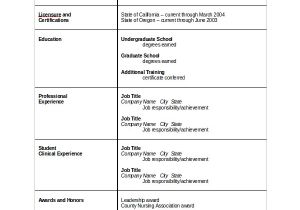 Staff Nurse Resume Word format Sample Nursing Resume 10 Examples In Word Pdf
