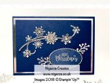 Stampin Up Beautiful Blizzard Card Ideas Snow is Glistening Christmas Card 4 Stampin Up Christmas