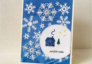 Stampin Up Beautiful Blizzard Card Ideas Snowflake Wishes with Images Cards Handmade Christmas