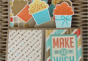 Stampin Up Box Templates Colour Me Happy Cupcake Pop Up Card In A Box with Template