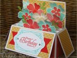 Stampin Up Box Templates Colour Me Happy Flower Shop Long Card In A Box with