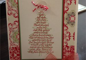 Stampin Up Christmas Card Ideas Christmas Idea Using Stampin Up Evergreen Stamp Set