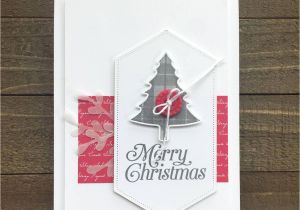 Stampin Up Christmas Card Ideas Perfectly Plaid Stamp Set Pine Tree Punch From Stampin Up