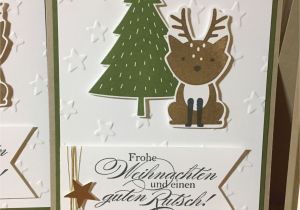 Stampin Up Christmas Card Ideas Weihnachtskarte Christmas Card Stampin Up Flusterweiss