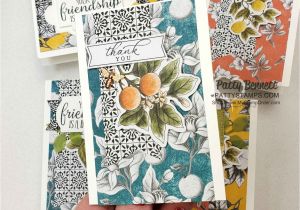 Stampin Up Thank You Card Ideas 10 Botanical Prints Card Kit Ideas Patty Stamps