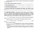 Standard Construction Contract Template Standard General Contractor Agreement Simple Construction