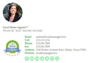 Standard Email Template Size Real Estate Agent Email Signature Templates Email