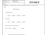 Standard Email Template Width Template Of Commercial Invoice for Trade Export Import