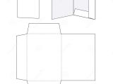 Standard Folder Template Blank Folder Template Stock Vector Illustration Of