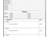 Standard Minutes Of Meeting Template 2018 Meeting Minutes Template Fillable Printable Pdf