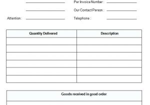 Standard Shipping Note Template Delivery Template Standard Shipping Note Template Delivery