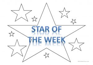 Star Of the Week Poster Template 39 Star Of the Week 39 Template Worksheet Free Esl