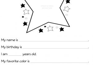 Star Of the Week Poster Template 6 Best Images Of Student All About Me Printable All