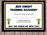 Star Wars Jedi Certificate Template Free Printable Star Wars Jedi Certificate Instant Download