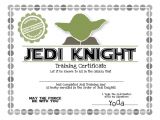 Star Wars Jedi Certificate Template Free Star Wars Birthday Party Ideas Invitation Games