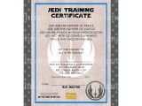 Star Wars Jedi Certificate Template Free Star Wars Jedi Training Certificate Template Hot Girls