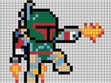 Star Wars Pixel Art Templates Star Wars Boba Fett Pixel Art Brik