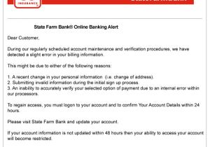 State Farm Business Plan Template Falsified Emails From Agents State Farm