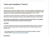 Statement Of Terms and Conditions Of Employment Template Terms and Conditions Template Peerpex