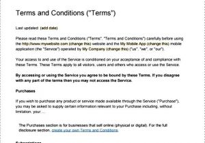Statement Of Terms and Conditions Of Employment Template Terms and Conditions Template Peerpex