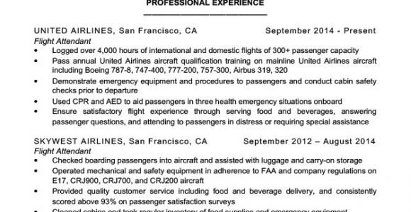 Stewardess Resume Sample Flight attendant Resume Sample Writing Tips Resume