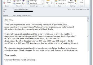 Stinker Email Template Dear Lego How Not to Write A Customer Service Email