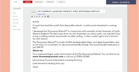 Stinker Email Template How to Write Emails Journalists Will Actually Read