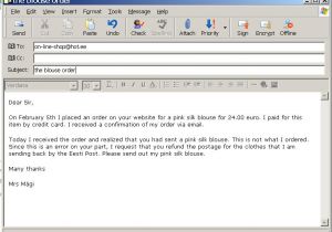 Stinker Email Template Writing A Letter Of Complaint