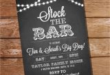 Stock the Bar Invitation Templates Chalkboard Stock the Bar Engagement Party Invitation Stock