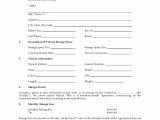 Storage Contract Template California Vehicle Storage Agreement Legal forms and