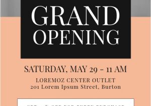 Store Opening Flyer Template Grand Opening Flyer Template Postermywall