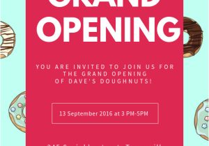 Store Opening Flyer Template Sweets Shop Grand Opening Flyer Template Postermywall