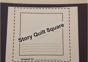 Story Quilt Template Reading Response Book Quilts Scholastic
