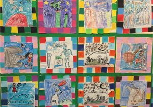 Story Quilt Template Small Batch Art 1st Grade Faith Ringgold Story Quilts